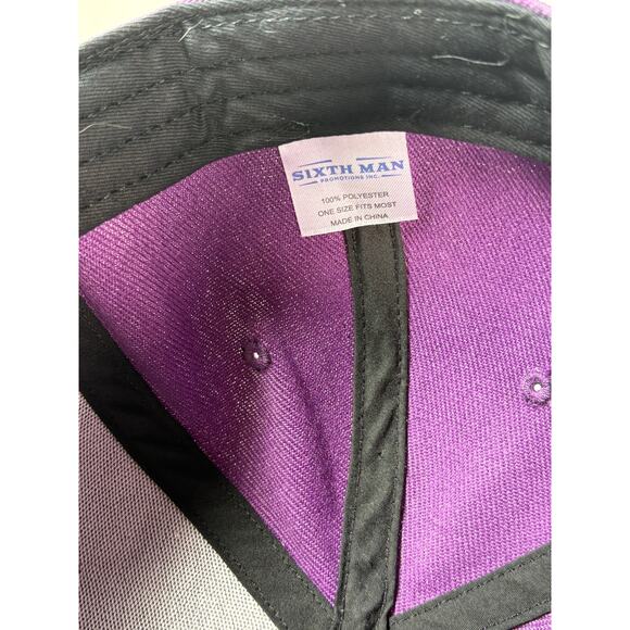 Arizona Diamondback MLB Purple White Rope Patch Men's Snapback Hat- EUC - Picture 5 of 5